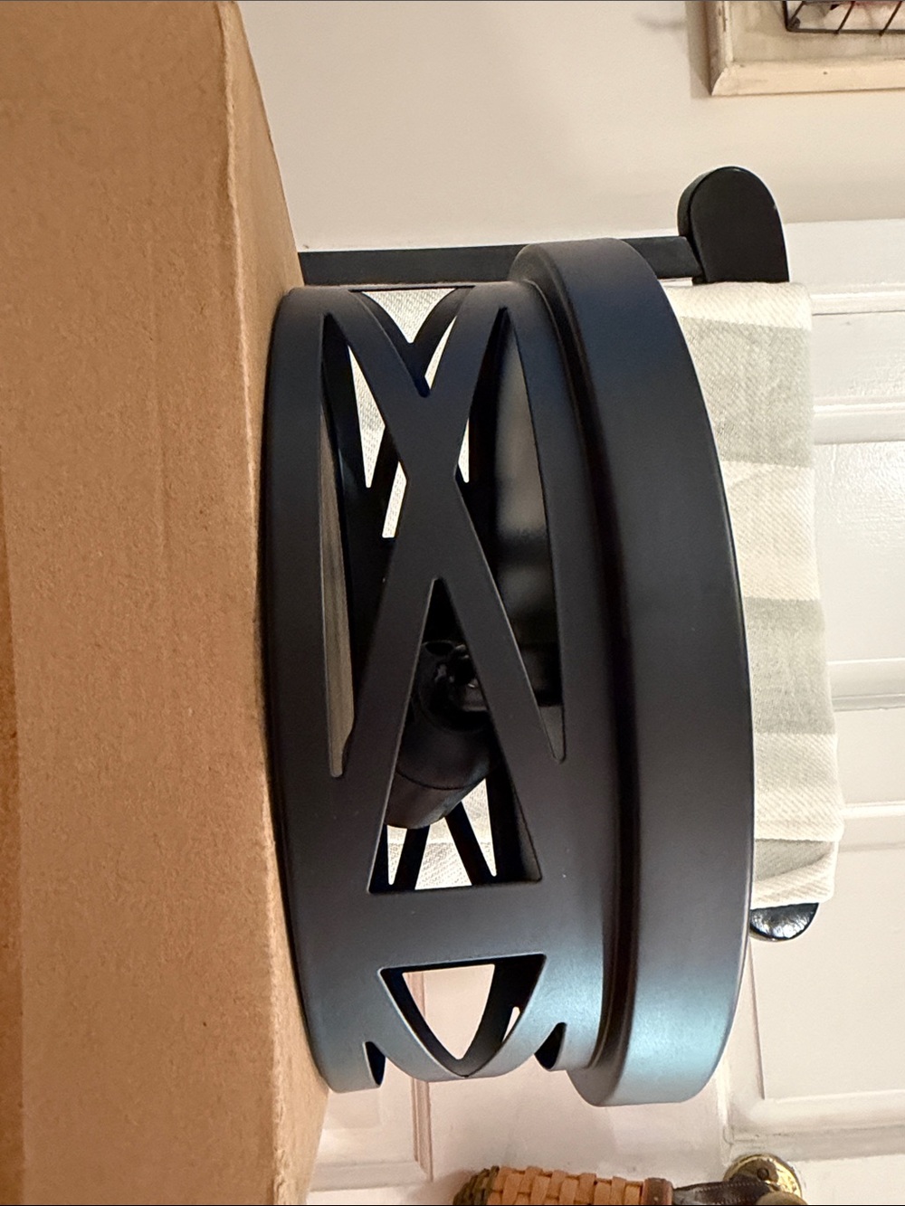 Matte Black Decorative Ceiling/Wall Light Fixture